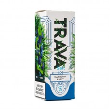 Жидкость TRAVA Blueberry Mint Ice 30 мл 2% PG 50 | VG 50