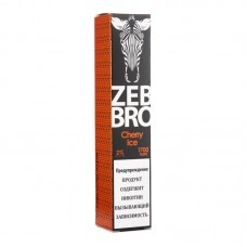 Одноразовая электронная сигарета Zebbro Cherry Ice (Вишня) 1700 затяжек