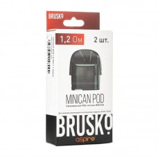 Упаковка Сменных картриджей Brusko Minican 1.2 ohm 3, 0 мл (В упаковке 2 шт)