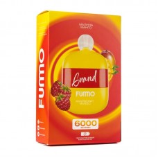 Одноразовая электронная сигарета Fumo Grand Raspberry Mango (Малина манго) 6000 затяжек