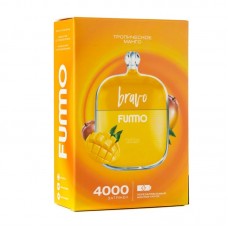Одноразовая электронная сигарета Fumo Bravo Tropical Mango (Тропическое манго) 4000 затяжек