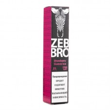 Одноразовая электронная сигарета Zebbro Strawberry Guava Ice (Клубника гуава) 1700 затяжек