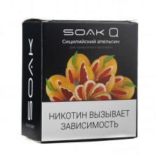 Упаковка сменных картриджей Soak Q Сицилийский Апельсин 4, 8 мл 2% (Предзаправленный картридж) (В упаковке 2 шт)
