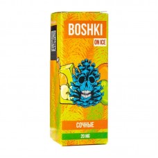 Жидкость BOSHKI Salt ON ICE Сочные (Хвойный сок из яблока и апельсина) 2% 30 мл