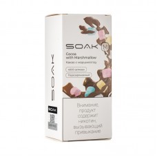 Одноразовая электронная сигарета SOAK M Cocoa with Marshmallow (Какао с маршмеллоу) 4000 затяжек