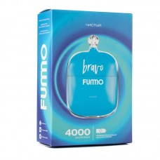 Одноразовая электронная сигарета Fumo Bravo Clear (Чистый) 4000 затяжек