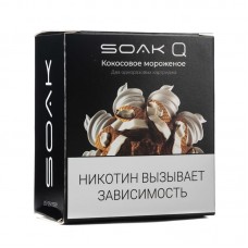Упаковка сменных картриджей Soak Q Кокосовое Мороженое 4, 8 мл 2% (Предзаправленный картридж) (В упаковке 2 шт)