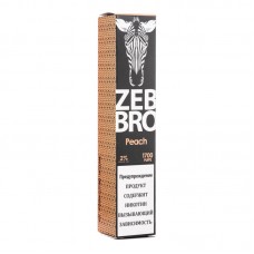 Одноразовая электронная сигарета Zebbro Peach (Персик) 1700 затяжек