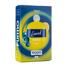 Одноразовая электронная сигарета Fumo Grand Blueberry Lemon (Черника лимон) 6000 затяжек