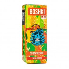 Жидкость BOSHKI Salt Strong ON ICE Тропические (Хвойный тропический коктейль из манго с мандарином) 2% 30 мл