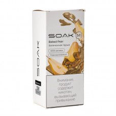 Одноразовая электронная сигарета SOAK M Baked Pear (Запеченная груша) 4000 затяжек