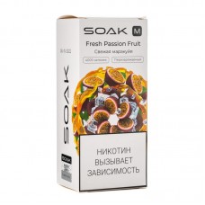 Одноразовая электронная сигарета SOAK M Fresh Passion Fruit (Свежая Маракуйа) 4000 затяжек