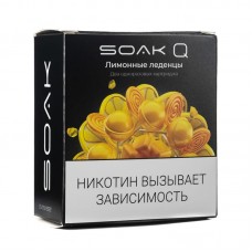 Упаковка сменных картриджей Soak Q Лимонные Леденцы 4, 8 мл 2% (Предзаправленный картридж) (В упаковке 2 шт)