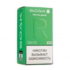 MK Одноразовая электронная сигарета SOAK R Mint Dragee (Мятное Драже) 5000 затяжек