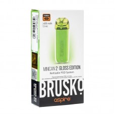 Электронная pod система Brusko minican 2 Gloss Edition 400 mAh Зеленый