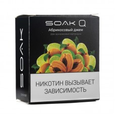 Упаковка сменных картриджей Soak Q Абрикосовый Джем 4, 8 мл 2% (Предзаправленный картридж) (В упаковке 2 шт)