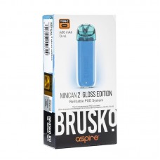 Электронная pod система Brusko minican 2 Gloss Edition 400 mAh Cиний