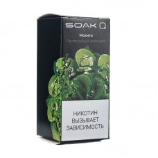 Упаковка сменных картриджей Soak Q Мохито 4, 8 мл 2% (Предзаправленный картридж) (В упаковке 1 шт)