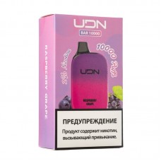 Одноразовая электронная сигарета UDN BAR Raspberry Grape (Малина виноград) 10000 затяжек