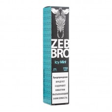 Одноразовая электронная сигарета Zebbro Icy Mint (Сладкая мята) 1700 затяжек