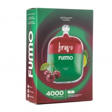 Одноразовая электронная сигарета Fumo Bravo Cherry Lime (Черешня лайм) 4000 затяжек