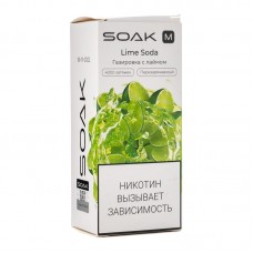 Одноразовая электронная сигарета SOAK M Lime Soda (Газировка С Лаймом) 4000 затяжек