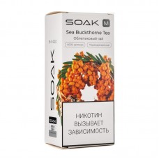 MK Одноразовая электронная сигарета SOAK M Sea Buckthorne Tea (Облепиховый Чай) 4000 затяжек