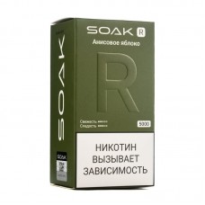 MK Одноразовая электронная сигарета SOAK R Anise Apple (Анисовое Яблоко) 5000 затяжек