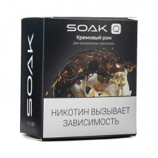 Упаковка сменных картриджей Soak Q Кремовый ром 4,8 мл 2% (Предзаправленный картридж) (В упаковке 2 шт)