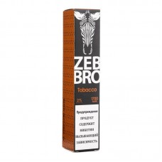 Одноразовая электронная сигарета Zebbro Tobacco (Табак и шоколад) 1700 затяжек