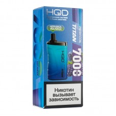 Одноразовая электронная сигарета HQD Titan Черника малина 7000 затяжек