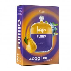 Одноразовая электронная сигарета Fumo Bravo Blueberry Pear (Черника груша) 4000 затяжек