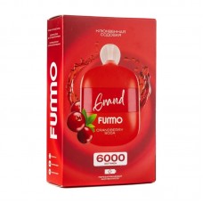 Одноразовая электронная сигарета Fumo Grand Crandberry Soda (Клюквенная сода) 6000 затяжек