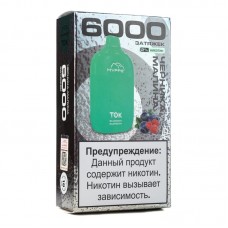 Одноразовая электронная сигарета Hyppe Tok 6000 Затяжек Черника Малина