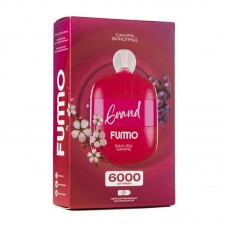 Одноразовая электронная сигарета Fumo Grand Sakura Grape (Сакура виноград) 6000 затяжек