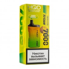 Одноразовая электронная сигарета HQD Titan Киви лимон 7000 затяжек