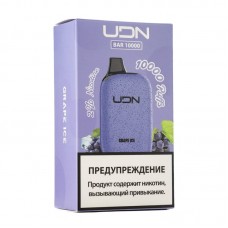 Одноразовая электронная сигарета UDN BAR Grape Ice (Виноград лед) 10000 затяжек