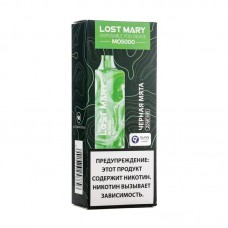 Одноразовая электронная сигарета Lost Mary MO5000 Черная Мята (Black Mint) 5000 затяжек