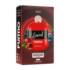 Одноразовая электронная сигарета Fumo Grand Wildberry (Дикая ягода) 6000 затяжек