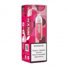 Одноразовая электронная сигарета Hi5 Tube Strawberry Milk Shake (Клубничный милкшейк) 4000 затяжек
