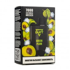 МК Одноразовая электронная сигарета Duft Green Plum (Зеленая слива) 7000 затяжек