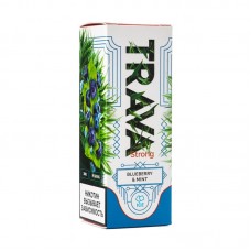 Жидкость TRAVA Strong Blueberry Mint Ice 30 мл 2% PG 50 | VG 50