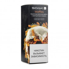 Жидкость SOAK L Waffels (Молочные Венские Вафли С Миндалем) 2% 30 мл PG 50 | VG 50