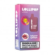 Одноразовая электронная сигарета Crash Lollipop Chill Арбузная Хубабуба 5500 затяжек