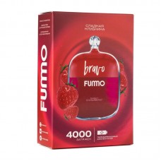 Одноразовая электронная сигарета Fumo Bravo Sweet Strawberry (Сладкая клубника) 4000 затяжек