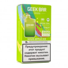 Одноразовая электронная сигарета Geek Bar B5000 Strong Sour Apple Ice