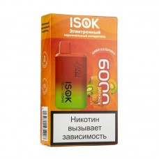 МК Одноразовая электронная сигарета Isok Isbar Киви Клубника 6000 затяжек