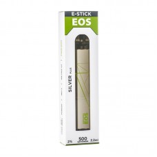 Одноразовая электронная сигарета EOS Silver Plus Sour Apple (Кислое яблоко) 500 затяжек