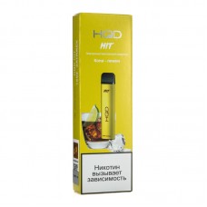 Одноразовая электронная сигарета HQD HIT Cola Lemon (Кола Лимон) 1600 затяжек