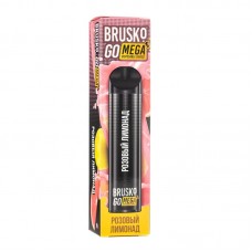 Одноразовая электронная сигарета Brusko GO Mega Розовый Лимонад 2200 затяжек